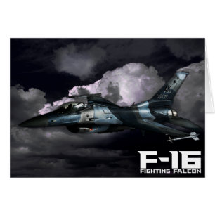F-16 Bekämpning av Falcon Hälsningskort