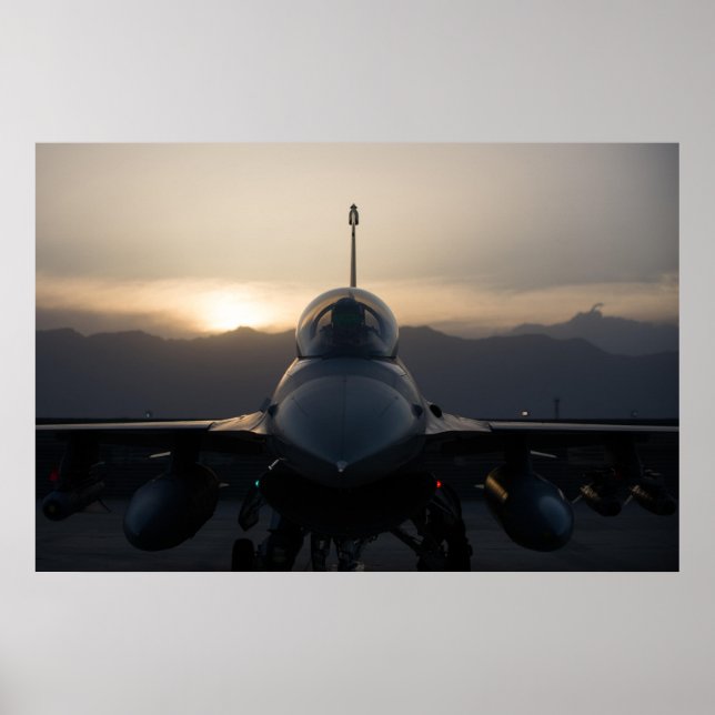 F-16 Bekämpning av Falcon Poster (Framsidan)