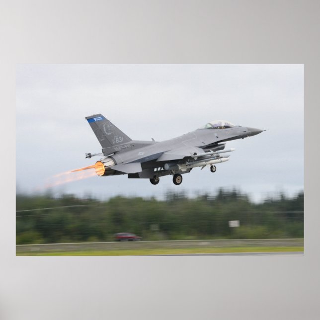 F-16 Bekämpning av Falcon Poster (Framsidan)