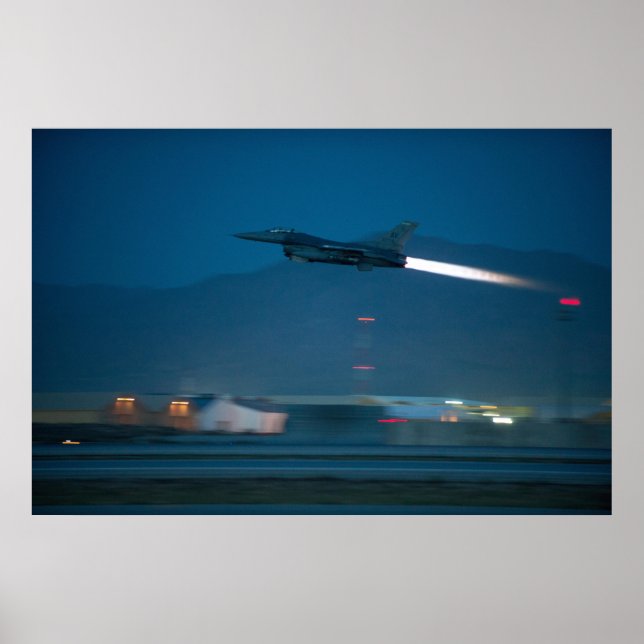 F-16 Bekämpning av Falcon Poster (Framsidan)