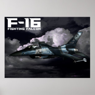 F-16 Bekämpning av Falcon Poster
