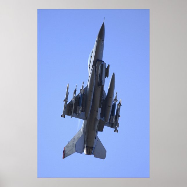 F-16 Bekämpning av Falcon Poster (Framsidan)