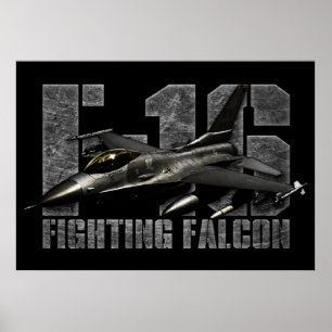 F-16 Bekämpning av Falcon Poster