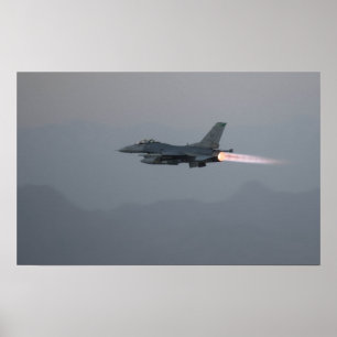 F-16 Bekämpning av Falcon Poster