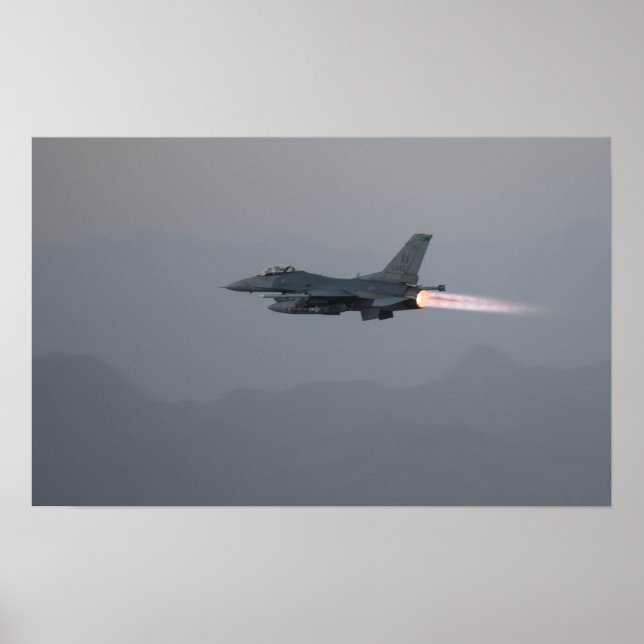 F-16 Bekämpning av Falcon Poster (Framsidan)