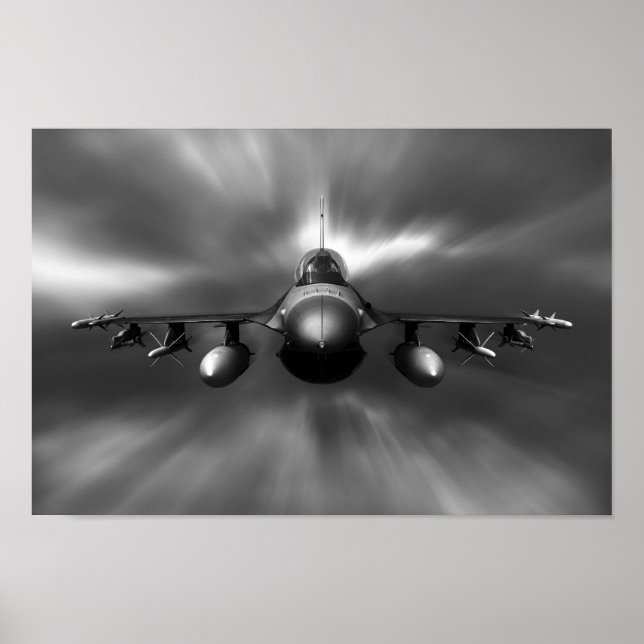 F-16 Bekämpning av Falcon Poster (Framsidan)