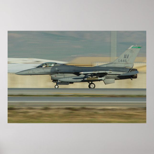 F-16 Bekämpning av Falcon Poster (Framsidan)