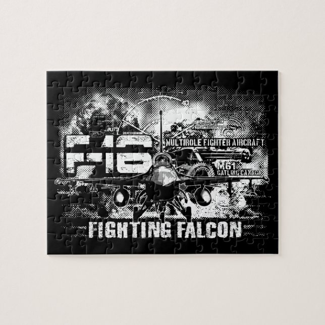 F-16 Bekämpning av Falcon Pussel (Horisontell)