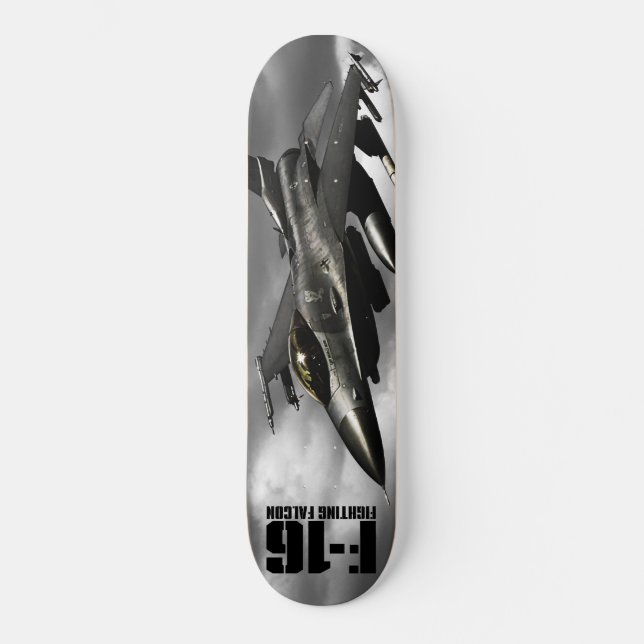 F-16 Bekämpning av Falcon Skateboard Bräda 20,5 Cm (Framsida)