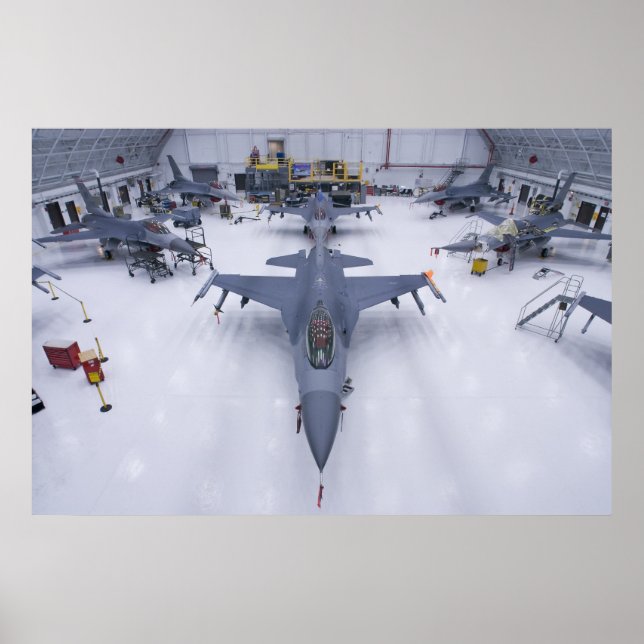 F-16 Bekämpning av Falcons Poster (Framsidan)