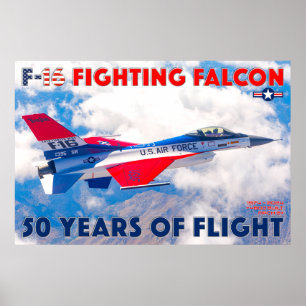 F-16: FALKON - 50 ÅR! POSTER