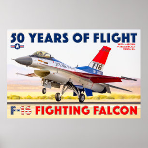 F-16: FALKON - 50 ÅR! POSTER