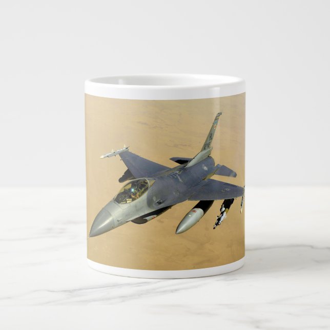 F-16 Fighting Falcon Block 40-flygplan Jumbo Mugg (Framsidan)