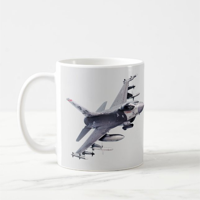 F-16 Fighting Falcon Kaffemugg (Vänster)