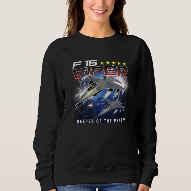F 16 Flygvapnets Jet-pilot T Shirt (Framsida)