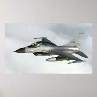 F-16 i Royalet Netherlands Luft Force Poster