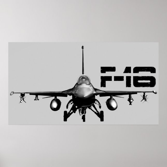 F-16 Kampen mot Falcon Poster (Framsidan)