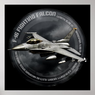 F-16 Kampen mot falk Poster