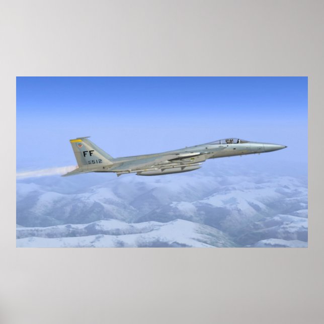 F-16 Strejka Eagle Poster (Framsidan)