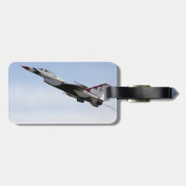 F-16 Thunderbird in flight Bagagebricka