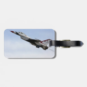 F-16 Thunderbird in flight Bagagebricka