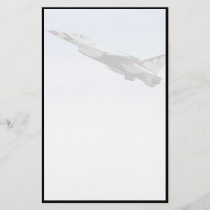 F-16 Thunderbird in flight Brevpapper