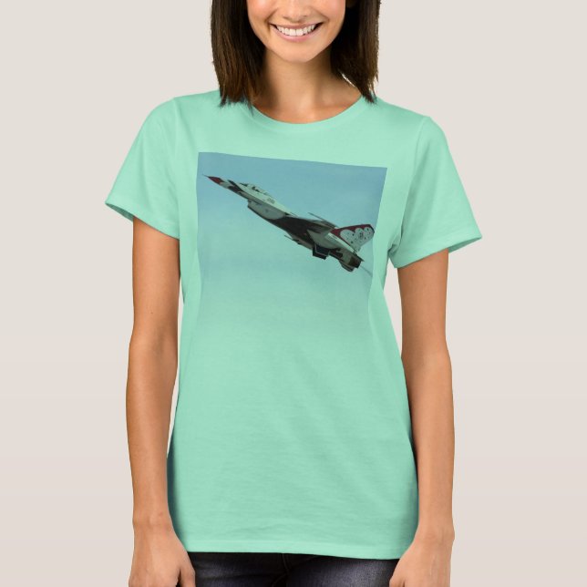 F-16 Thunderbird in flight Tee (Framsida)