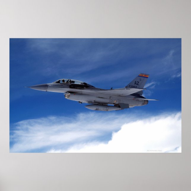 F-16 Två säten Poster (Framsidan)