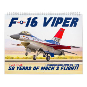 F-16 VIPER - 50 ÅRS MACH 2-FLYGNING! KALENDER