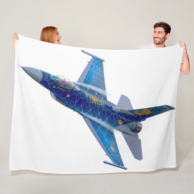 F-16C FALKON FÖR BEKÄMPNING FLEECEFILT (På plats)
