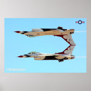 F-16C FALKON FÖR BEKÄMPNING POSTER