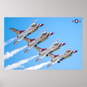 F-16C FALKON FÖR BEKÄMPNING POSTER