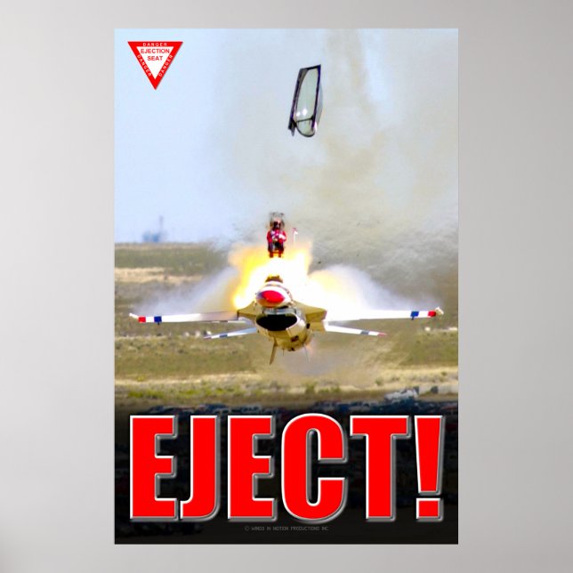 F-16C FIGHTING FALCON - EJT! POSTER (Framsidan)