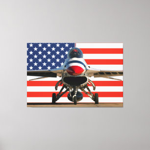 F-16D-FALKORT 40 x 60 Canvastryck