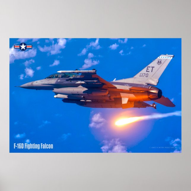 F-16D FIGHTING FALCON POSTER (Framsidan)