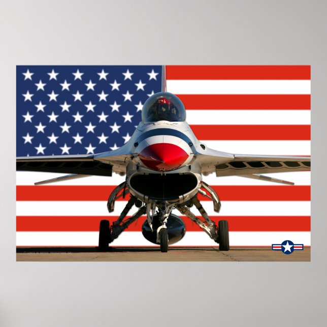 F-16D FIGHTING FALCON POSTER (Framsidan)