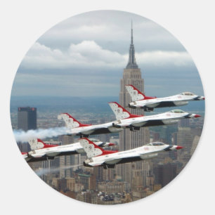 F-16's New York City Runt Klistermärke
