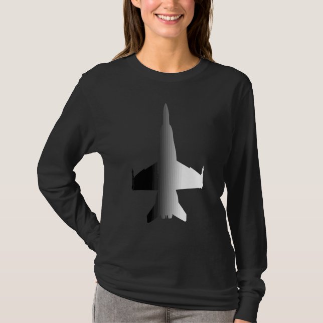 F 18 Hornet T Shirt (Framsida)
