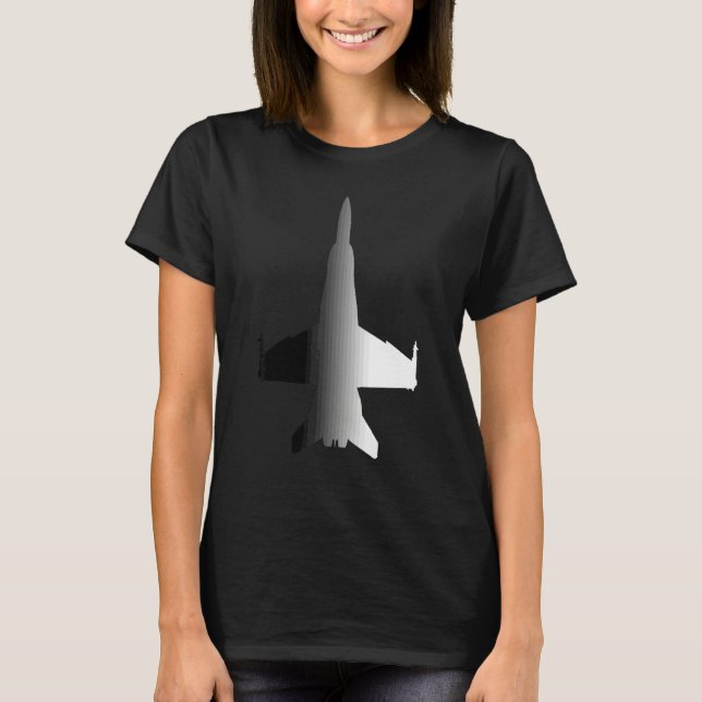 F 18 Hornet T Shirt (Framsida)