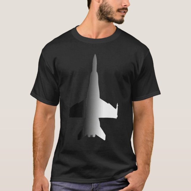 F 18 Hornet T Shirt (Framsida)