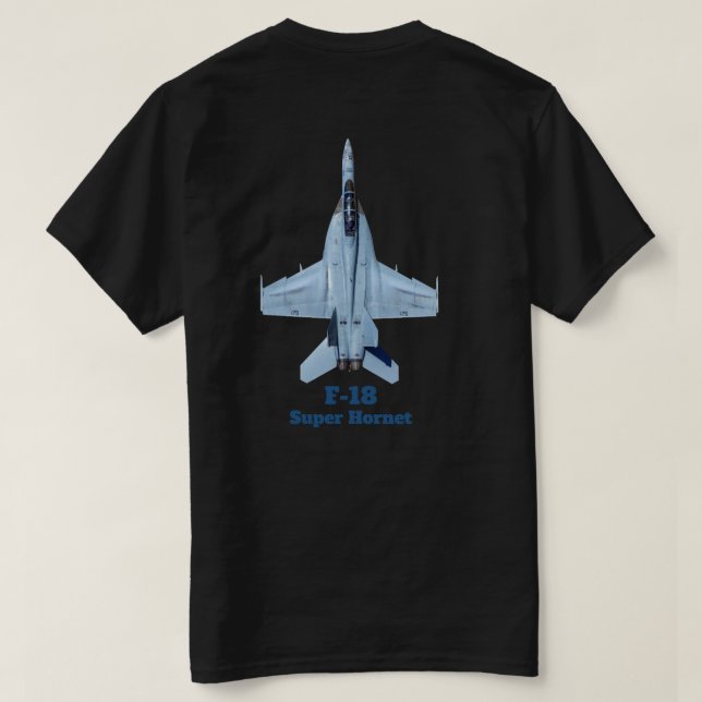 F-18 Super Hornet  T Shirt (Design baksida)