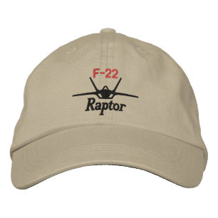 F-22 Golf Hat Broderad Keps