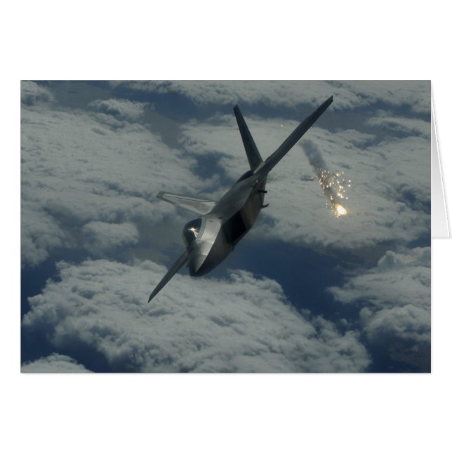 F-22 HÄLSNINGSKORT (Framsidan Horizontal)