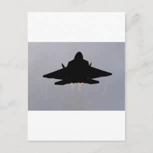 F-22 LÄMNANDE GUAM VYKORT