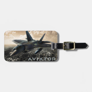 F-22 Raptor Jet Fighter Bagagebricka