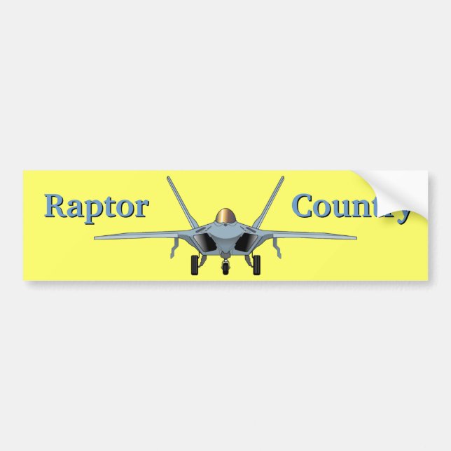 F-22 Raptor-land Bildekal (Framsidan)