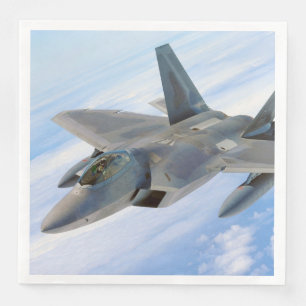F-22 Raptor Military Jet Pappersservett