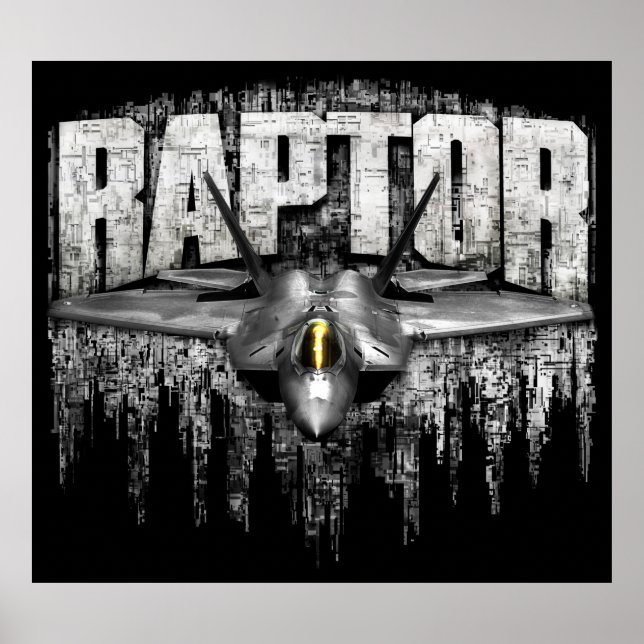 F-22-RAPTOR POSTER (Framsidan)