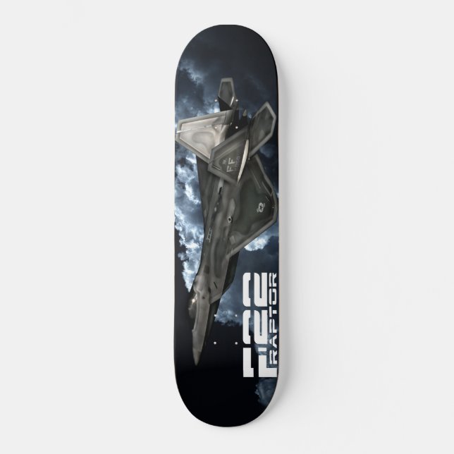 F-22-RAPTOR SKATEBOARD BRÄDA 20 CM (Framsida)