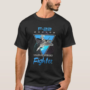 F 22 Raptor Stealth Fighter Jet Tee